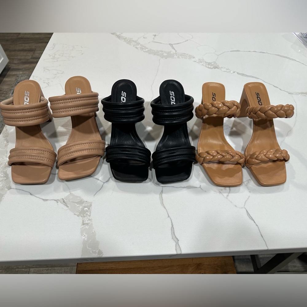 Soda Heeled Sandals